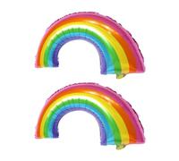 RELKLYU Ballons De Pont Arc-en-Ciel 2 Pièces, Ballons Mignons De Style Dessin Animé, Accessoires De Décoration De Fête, Jouets Amusants pour Enfants.