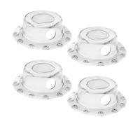 RELKLYU Couvre-Baignoire en 4 Pièces, Accessoires De Baignoire, Couvercle De Drainage De Baignoire, Bouchon De Vidange De Baignoire De Type Baignoire.