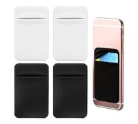 RELKLYU Patch du Téléphone Mobile en 4 Pièces, Couverture De Carte De Téléphone Mobile, Accessoires De Téléphone Portable, Couverture De Carte Auto-Adhésive, Couverture De Carte Portable.