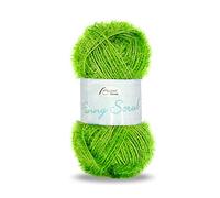 Rellana Funny Scrub Superbe fil pour crochet ou tricot, éponges amusantes au crochet (67 - Pistache)