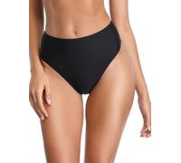 RELLECIGA Bas de Bikini Femme | Coupe haute, jambe haute, couverture complète, doublure complète, flatteur, respirant, doux, bas de maillot de bain pour la