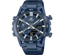 Casio Montre Edifice ECB-2000CB-2AEF Homme Bleu Acier inoxydable Double affichage 10 bar