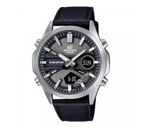 Casio Montre Edifice EFV-C120L-8AEF - Étanche 10 ATM - Bracelet cuir noir