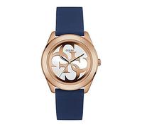 Guess Montre Femme W0911L6 G Twist – Affichage analogique – Bleu foncé/Or/Blanc – Taille One Size