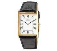 Seiko Hommes Analog Quartz Montre avec Bracelet en Cuir SWR052P1