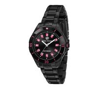 Chiara Ferragni Montre Femme R1953101505 – Quartz analogique, Bracelet en acier Noir