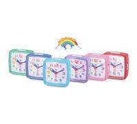 RELOJ DESPERTADOR NIÑOS TREVI SL 3047 RAINBOW ALARM MIX COLOR