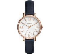 Montre Fossil En Cuir Bleu Bleu