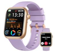 Reloj Inteligente Hombre Mujer, 1.83" Smartwatch con Llamadas Bluetooth/Presión Arterial/Pulsómetro/Monitor de Sueño, Podómetro, 123 Modo Deportivo, Impermeable IP68 Pulsera Actividad para Android iOS