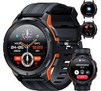 Reloj Inteligente Hombre, Smartwatch Hombre Amoled Con Llamadas Bluetooth, 5atm Impermeable, 100+ Modos Deporte Pulsómetro Presión Arterial Monito De Sueño, Android Ios