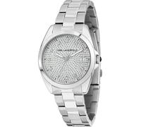 Reloj Karl Lagerfeld - Round Essentials 35 mm 3h Whi Dial SS Br / 5 ATM