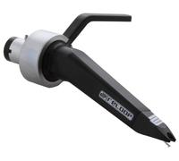 Reloop Concorde Black - Système de prise de son sphérique avec construction robuste pour platines - son professionnel, convient au scratch, (noir)