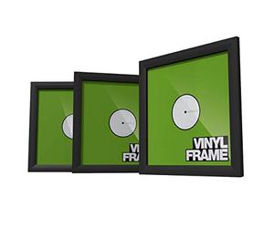 Reloop Glorious Vinyl Frame Set Black - 3x Cadres de Couverture en Vinyle pour dDisques 12'', Design d'intérieur élégant avec vos disques préférés, noir 2126978