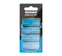 Reloop Knob Cap Set blue - 8 boutons, Revêtement en Caoutchouc pour une Meilleure prise en main, Compatible avec la plupart des mixeurs et contrôleurs pour DJ, Bleu KNOB-CAP-BLUE