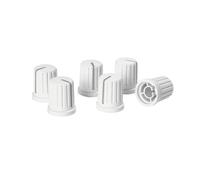 Reloop Knob Cap Set - Kit 8 boutons caoutchouc, compatible mixeurs/contrôleurs DJ - Blanc