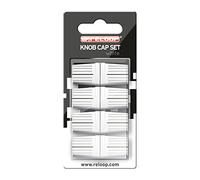 Reloop Knob Cap Set - Kit 8 boutons caoutchouc, compatible mixeurs/contrôleurs DJ - Blanc