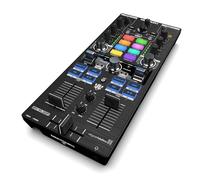 Reloop Mixtour Pro - Contrôleur DJ tout-en-un ultra-portable de haute qualité à 4 platines avec interface audio