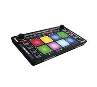 Reloop Neon - Contrôleur DJ USB supplémentaire avec pads de batterie de performance RVB sensibles à la vitesse, plug and play avec Serato DJ, (noir)