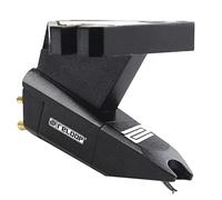 Reloop Om Black - Convient pour Le grattage, Montage sur Coquille, Stylet sphérique, excellentes caractéristiques sonores, Noir