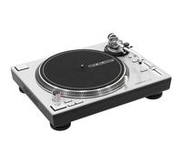 Reloop platine vinyle RP-7000 MK2 Silver - Platine vinyle à entraînement direct - Châssis rigide métal/caoutchouc - Vibration réduite - Pieds antichocs - Corps aluminium robuste