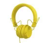 Reloop RHP-6 yellow - casque DJ et lifestyle ultra compact avec basses profondes, médiums accordés et aigus transparents, construction fermée, jaune