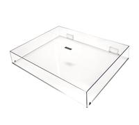 Reloop RP-7000/8000 Housse - Platine Vinyle Pliable en Acrylique, Protection Contre La Poussière Et La Saleté, s'adapte Parfaitement Aux Modèles MK1 Et MK2, Transparent Noir
