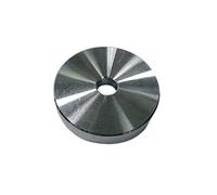Reloop Adaptateur platine vinyle RP Puck SingleAdapt – 7 pouces (45 tours) argent