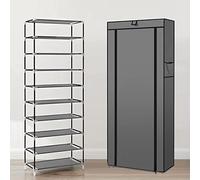 RELOVE Armoire de rangement pour chambre d'adulte, armoire à linge pliante, porte-manteau pliant, pour dressing, chambre à coucher, salle d'étude, 60 x 30 x 160 cm