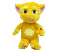 RELSY Jouet en peluche pour chat roux parlant, chat roux, jouet en peluche interactif pour chat roux, 25 cm de haut