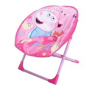 Relsy Peppa Pig TV Chaise pliante pour chambre d'enfant avec siège rembourré Rose et violet 50 cm