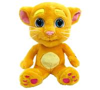 Relsy Talking Tom & Friends Ginger Peluche Interactive 30 cm de Haut avec talkback
