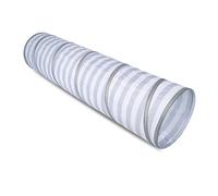 Relsy Tunnel pop-up rayé gris pour enfants, tout-petits, animaux de compagnie | Tunnel de jeu pour tout-petits, animaux domestiques | 180 cm x 45 cm, jouet pour bébé et accessoire de tente à rayures