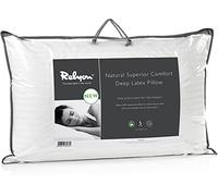 Relyon Coussin en latex profondément respirant et confortable avec housse douce 100 % coton