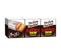 REM - Biscuits Fourrés Au Chocolat, Goûters Savoureux, Le Paquet De 9 Sachets 375 g - Lot De 4