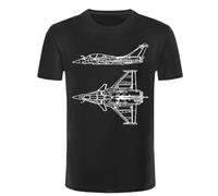 REM Fashion of Funny Jet Fighter Dassault Rafale - T-Shirt, Plane Tee Shirt, Airforce Gift T Shirt