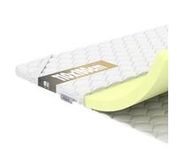 REM-SEN Surmatelas 110x190 cm, Épaisseur 5 cm, Mousse Polyuréthane Haute Densité H3 (Mi-Ferme), Housse Hypoallergénique Lavable avec Sangles, Certifié Oeko-Tex