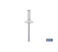 REMACHE FLOR ALA ANCHA 4 X 20 MM BLANCO
