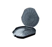 reMAIN MAINbox - Lot de 5 boîtes à pizza réutilisables en matériau recy oîte à emporter durable - Pour usage privé ou gastronomique - Convient pour pizza, lahmacun, pide, tartes flambées, etc.