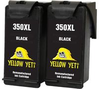 Remanufacturées 350XL 350 XL Cartouches d'encre Noir pour HP Photosmart C4280 C4340 C4380 C4424 C4480 C4485 C4524 C4580 C4585 C5280 D5360 Deskjet D4260 D4360 Officejet J6424 J5780 J5785