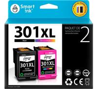 Remanufacturées Cartouches D'Encre Remplacement Pour Hp 301Xl 301 Xl High Yield 2 Pack (Noir & Couleur) Pour Deskjet 1000 1010 1050 1510 2050 2050A 2510 2540 2541 3000 3050 3050A 3510