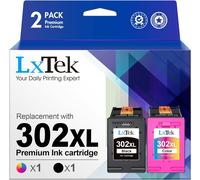 Remanufacturées Cartouches D'Encre Remplacement Pour Hp 302 302Xl Pour Deskjet 3639 3630 3632 Envy 4520 4525 4527 Officejet 3831 3833 3830 (Noir Tri-Colore, 2-Pack)[Marque43]
