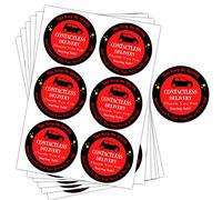 Remarkabel Étiquettes autocollantes de livraison, 6,3 cm pour aliments à emporter et à livrer (180 étiquettes au total)