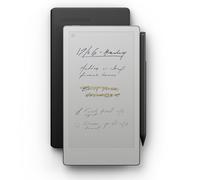 reMarkable Paper Pro Move - Ensemble folio en cuir | Tablette en papier couleur ultra portable 18,5 cm avec marqueur, stylo et gomme et un étui folio en cuir noir