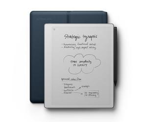 reMarkable Paper Pure - Pack avec Tablette Papier écran 10,3” Noir et Blanc, Stylet Marker Plus avec Gomme intégrée et Housse Sleeve Folio Bleu Océan - Bloc-Notes numérique pour Mieux écrire et Lire