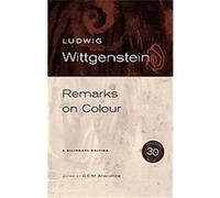 Remarks on Colour / Bermerkungen Uber Die Farben Ludwig Wittgenstein (Auteur)