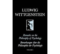 Remarks on the Philosophy of Psychology, Volume 1