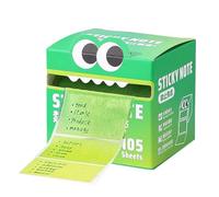 Remarques collantes, motif de monstre mignon note collante, tampons de notes de mise à gamme pastel amusants, 7,5 x 7 cm, compact et portable, fort adhésif, pour le lieu de travail
