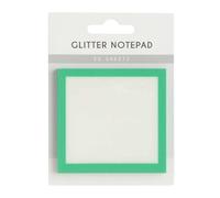 Remarques collantes Sparkles | Notes collantes bloc-notes paillettes | Auto-adhésif étincelle sans tracet claire poste note | Transparent polyvalent Voir via Note Memo Pads PAPELERIE pour fournitures