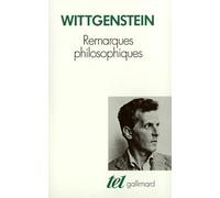 Remarques philosophiques – Gallimard