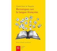 Remarques sur la langue françoise